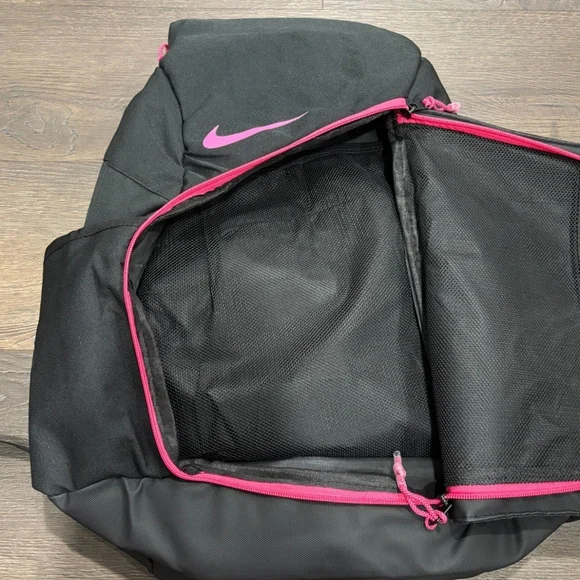 Nike Elite Pro Kay Yow Basketball Backpack Black Pink 2023 Hoops